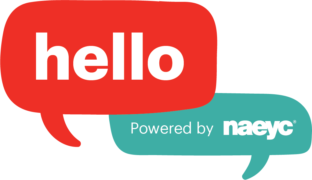 NAEYC's HELLO community Logo