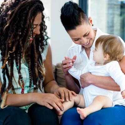 Mothers and baby