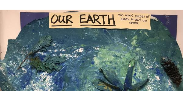 Classroom artwork: Our Earth