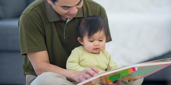Infant reading book