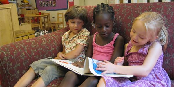 Children Reading Together