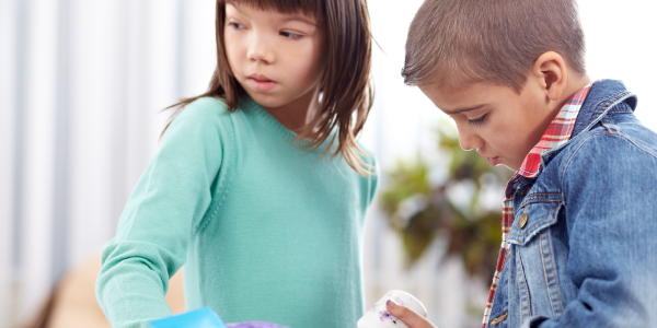 two children outdoors