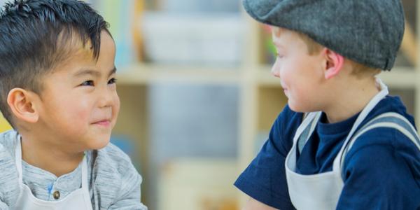 Toddler in the classroom