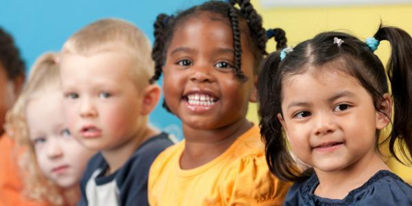 a group of smiling children