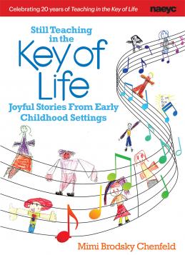 Cover of the Key of Life, showing drawings of young children and musical notes