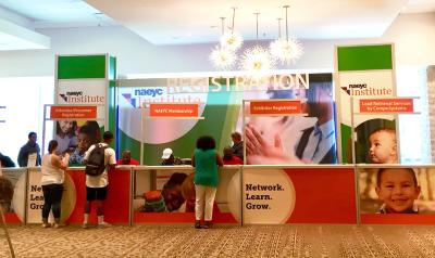 Attendees registering for the 2018 Professional Learning Institute.