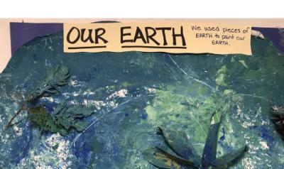 Classroom artwork: Our Earth