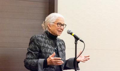 Barbara Bowman speaking