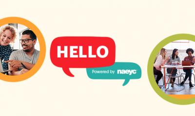 NAEYC Hello Banner