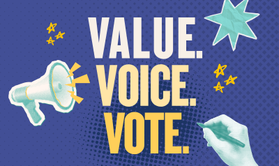 value. voice. vote campaign preview header image