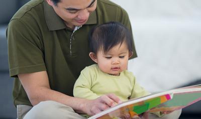 Infant reading book