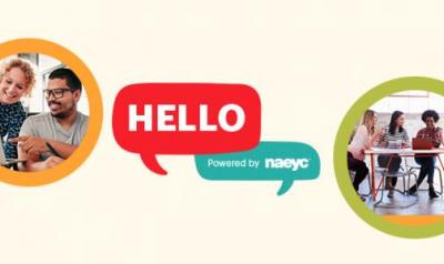 NAEYC Hello Banner