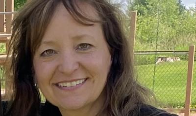 a portrait of theresa fredericks, this months member spotlight