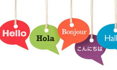 Multi language graphic greetings