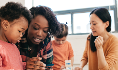 teachers observing students in the classroom