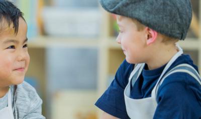 Toddler in the classroom