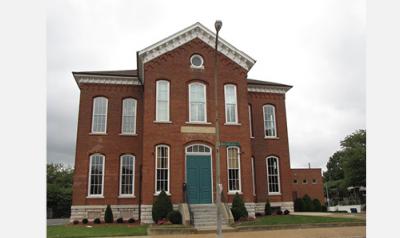 Des Peres School, site of the first public kindergarten in the United States, 1873, St. Louis.