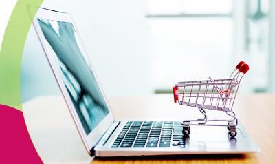 Computer and shopping cart