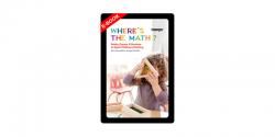 E-book cover of Where’s the Math? Books, Games, and Routines to Spark Children’s Thinking