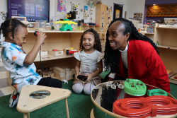Member spotlight Carlyn Rahynes working with students in school