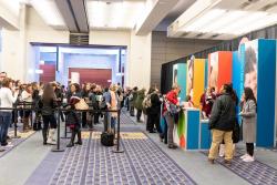 Attendees gather to register for the 2018 NAEYC Annual Conference in Washington, DC.