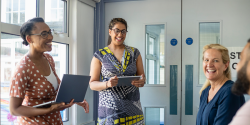 a meeting between teachers