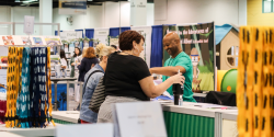 Members at the annual conference expo