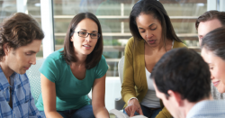 Professional in a meeting