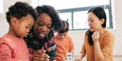 teachers observing students in the classroom