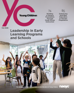 Cover of the Fall 2025 issue of Young Children