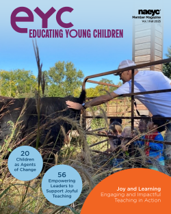 Cover image for the fall 2025 issue of Educating Young Children