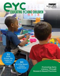 Cover of the Winter 2026 Issue of Educating Young Children