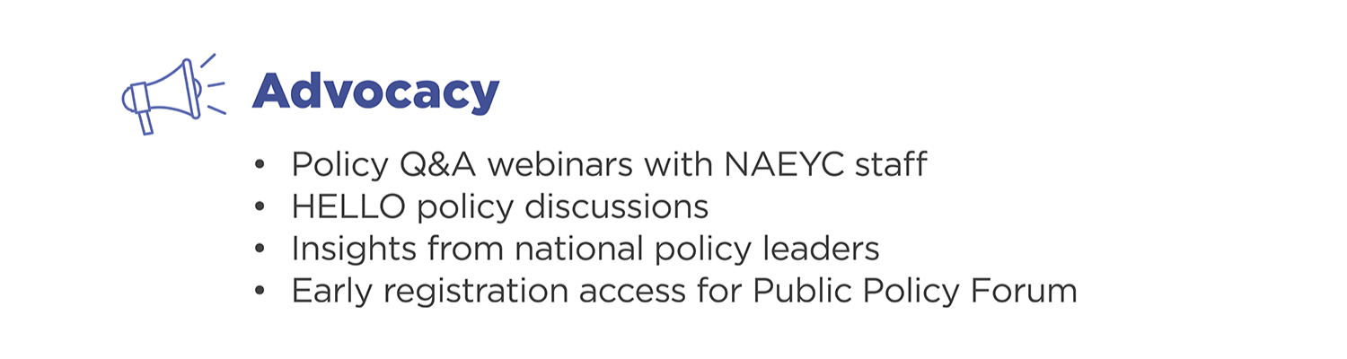 NAEYC membership advocacy explainer image