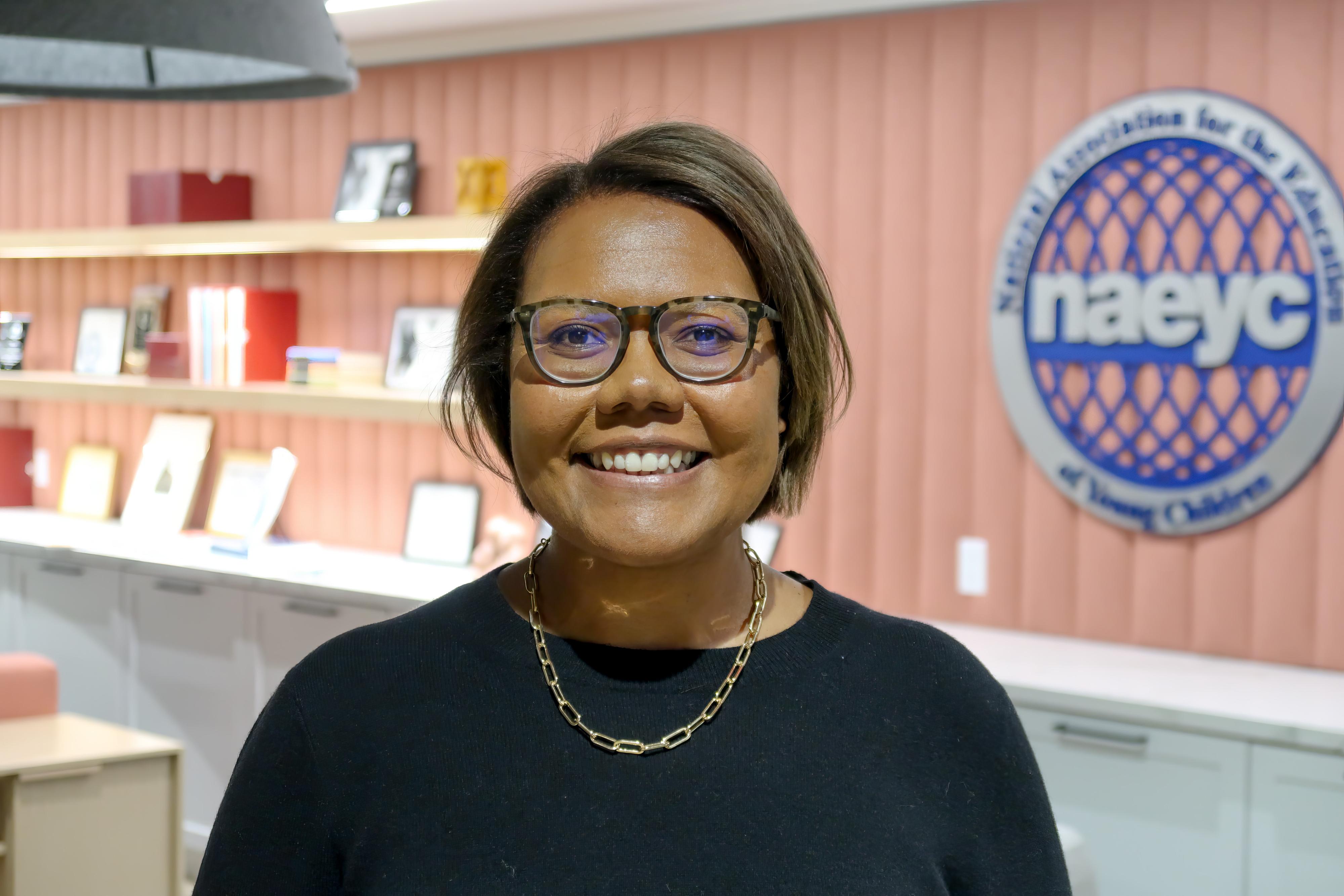 Headshot of Alissa Mwenelupembe, NAEYC's Chief Early Learning Quality and Research Officer
