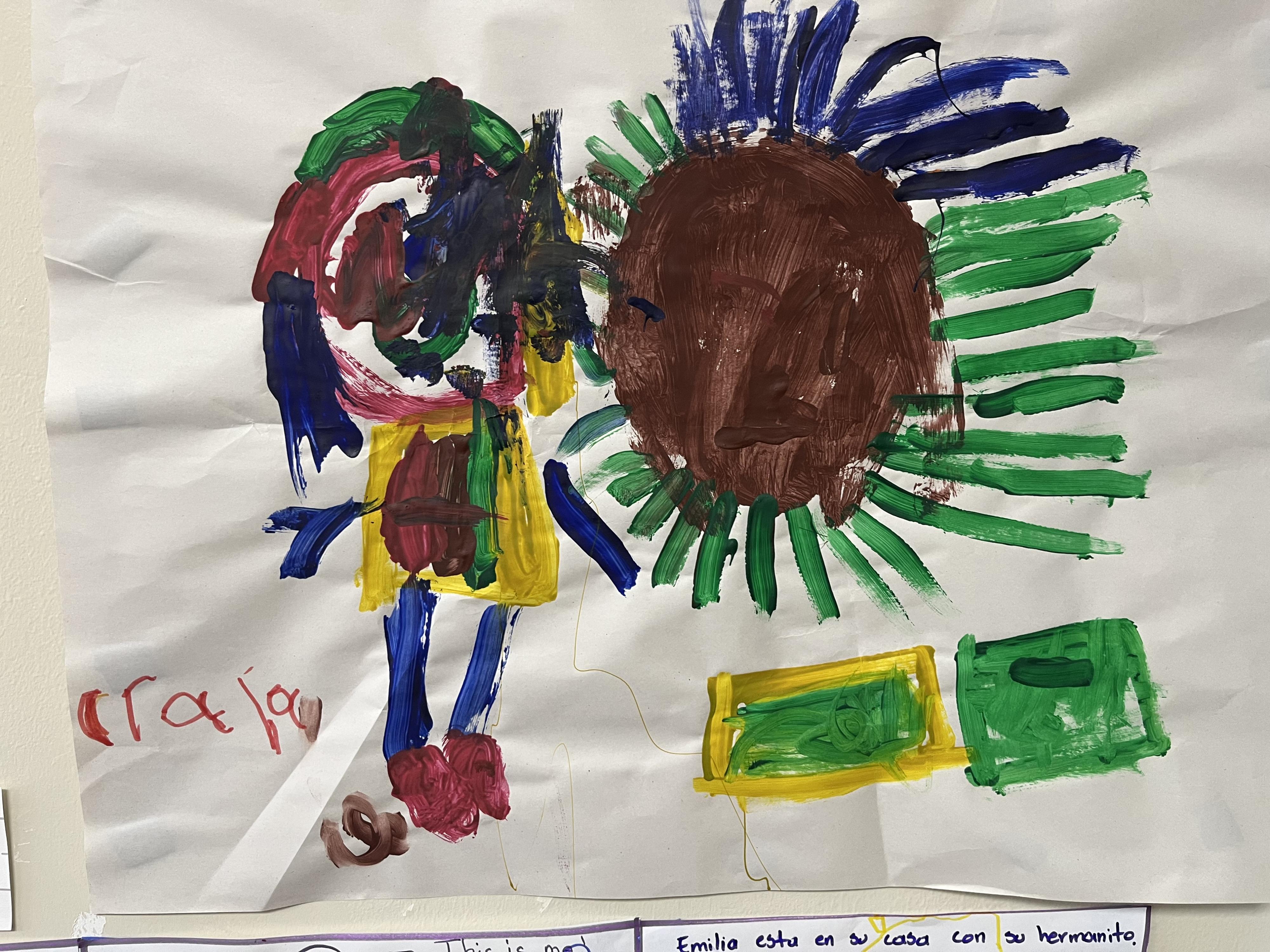 A child's painting.