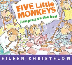 Five Little Monkeys Jumping on the Bed Book Cover
